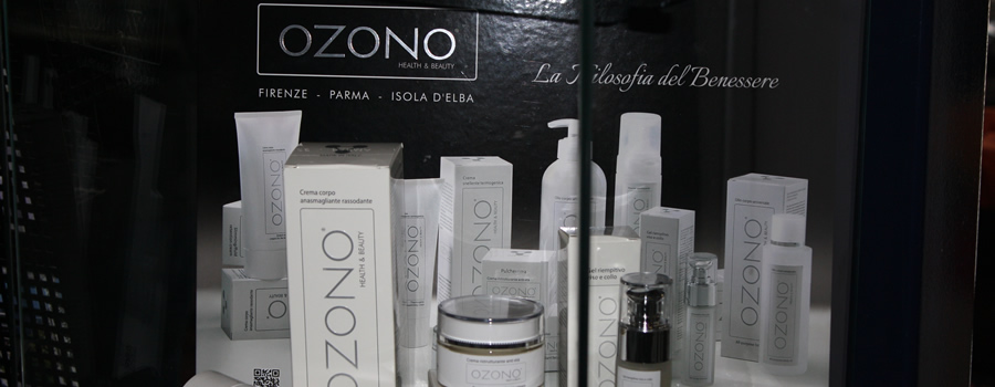 OZONO Health & Beauty en exhibición en el aeropuerto de Lugano