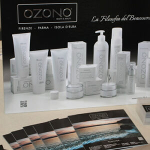 The cosmetic line OZONO Health & Beauty presented at the Italian Embassy in Vienna